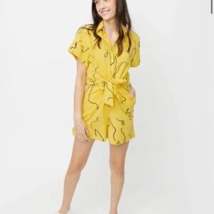 Smash+Tess Tie-Front Romper